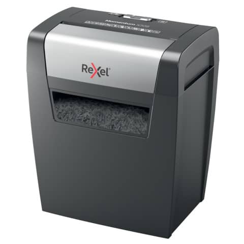 Distruggidocumenti uso moderato Rexel Momentum X308 - P-3 - 15 L - taglio a frammenti 5x42 mm - 2104570EU